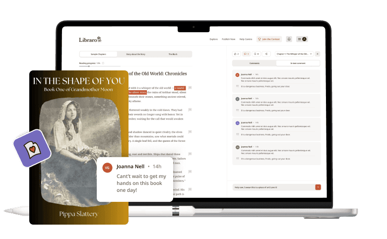 A writer publishing on Libraro