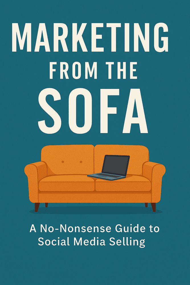 Marketing from the sofa cover