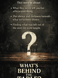 What's behind the table? cover