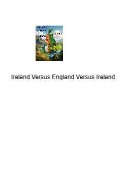 Ireland Versus England Versus Ireland cover