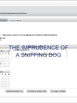 THE IMPRUDENCE OF A SNIFFING DOG cover
