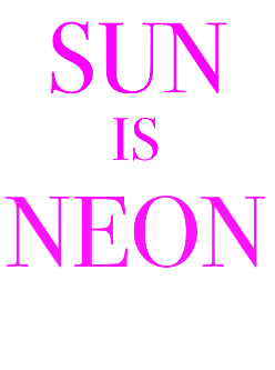 Sun is Neon cover