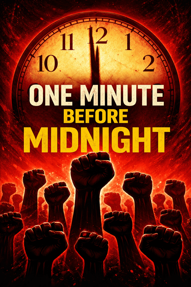 "One minute before midnight". cover