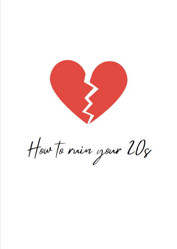 How to ruin your 20s cover