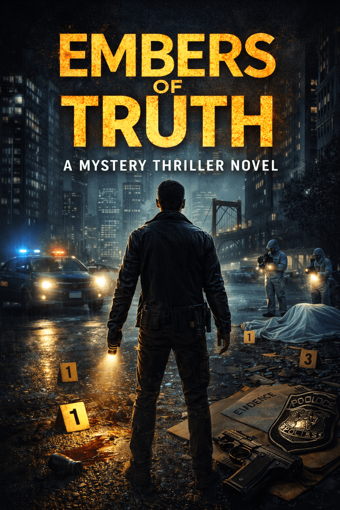 EMBERS OF TRUTH MYSTERY THRILLER NOVEL cover